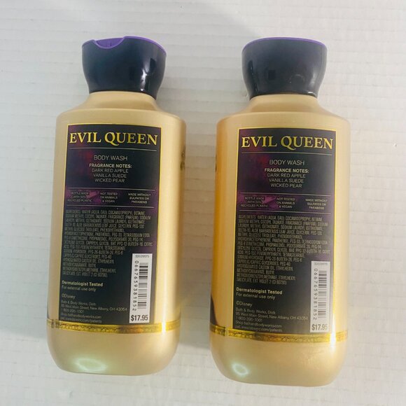 Bath & Body Works Disney Villains EVIL QUEEN Body Wash – Set of 2 – NEW - Picture 7 of 11